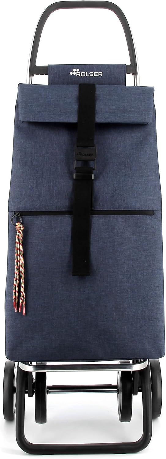 Einkaufstrolley Rolser Big Tweed 4 Räder - Marino 4 Räder Marino, 4 Räder Marino