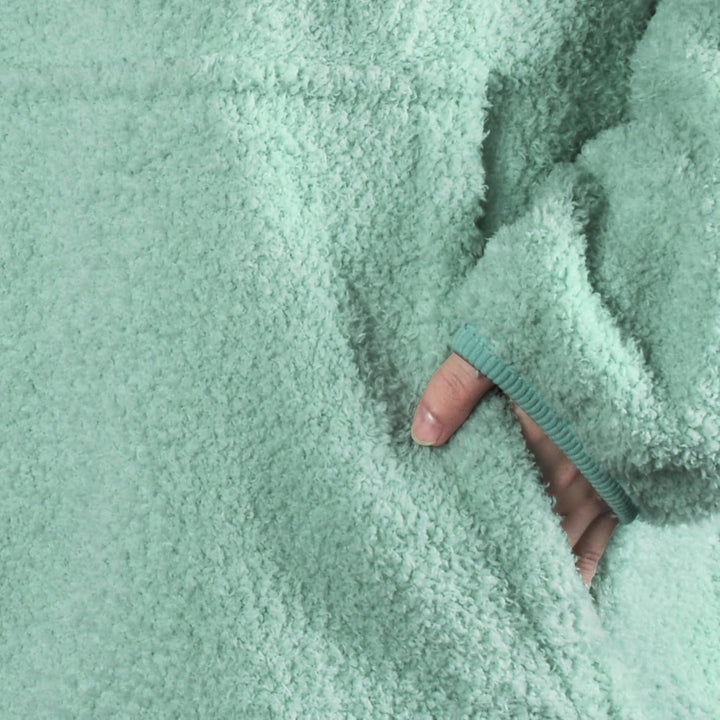Catalonia Classy Übergrosse Sherpa Hoodie Decke, Flauschige Warme Oversized Kuscheldecke mit Ärmeln