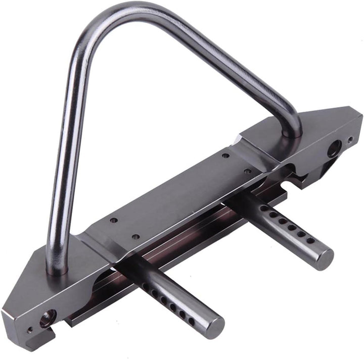 HERCHR RC Frontstossstange, 132mm/5,2 Zoll Aluminiumlegierung RC Car Frontstossstange Auto Stossfäng