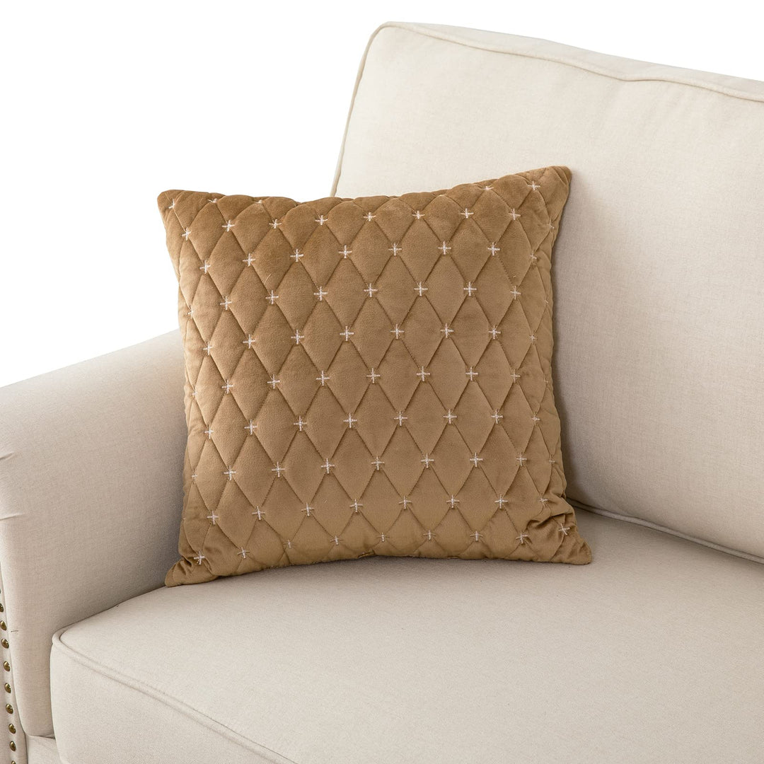 Eismodra Dekokissen,Sofabezug 3 Sitzer,Anti-Rutsch-Couch Überzug für L Form Sofaschoner Chaiselongue