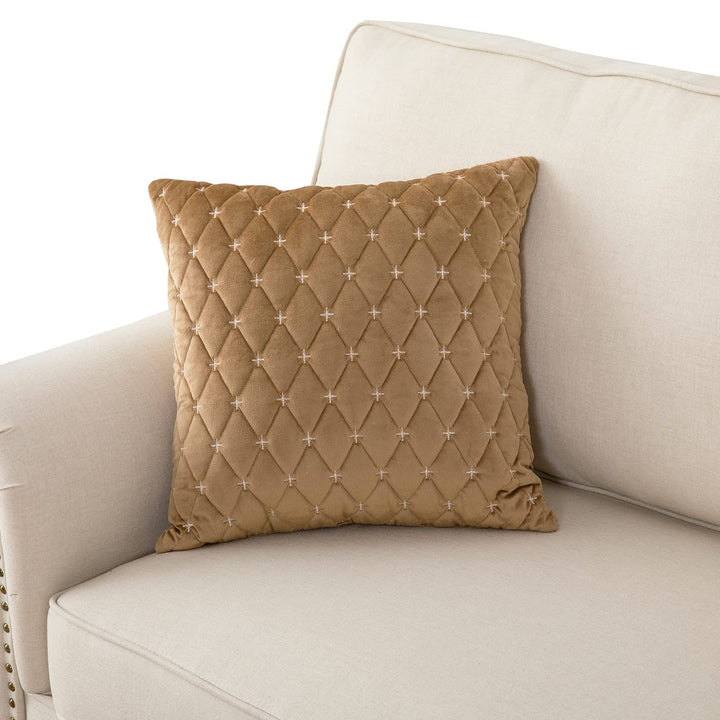 Eismodra Dekokissen,Sofabezug 3 Sitzer,Anti-Rutsch-Couch Überzug für L Form Sofaschoner Chaiselongue