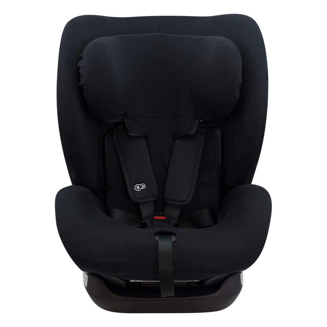 JYOKO KIDS Bezug für Autositz kompatibel mit Kinderkraft Myway, aus Baumwolle (Black Series), Black