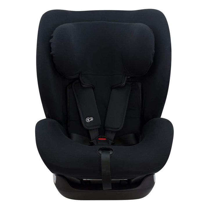 JYOKO KIDS Bezug für Autositz kompatibel mit Kinderkraft Myway, aus Baumwolle (Black Series), Black