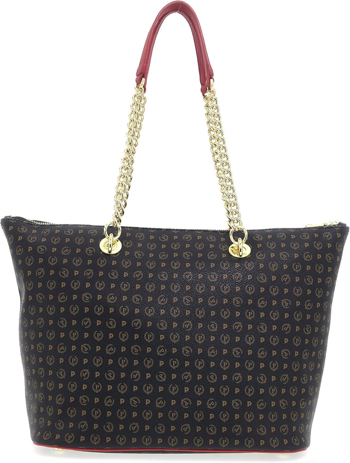 Pollini TE8410PP02Q1100A Tragetasche Damen Synthetisch, Mehrfarbig
