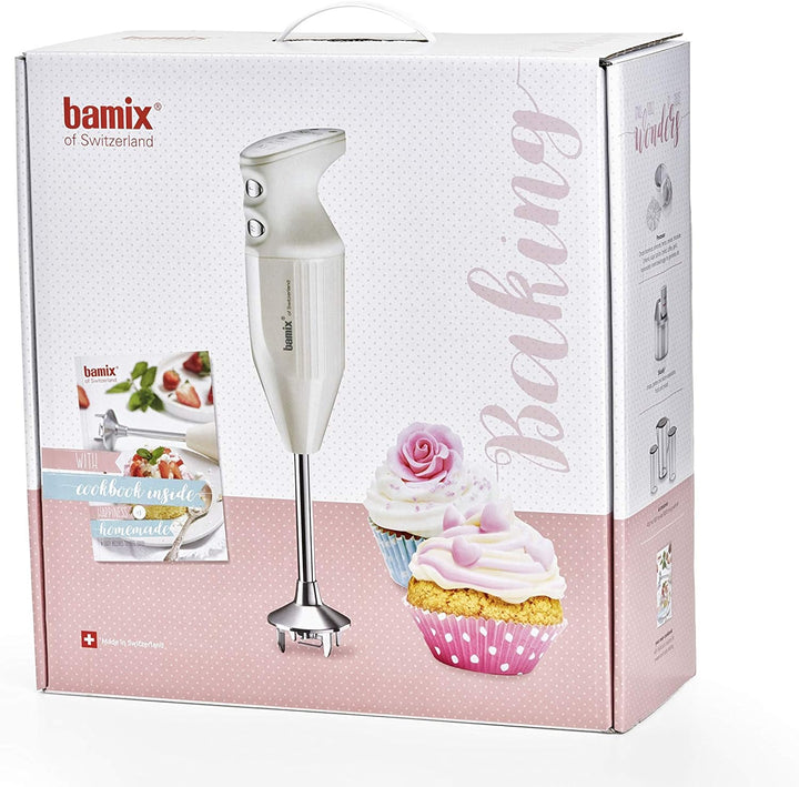 Bamix MX105903 Backset mit Mixer, cremefarben
