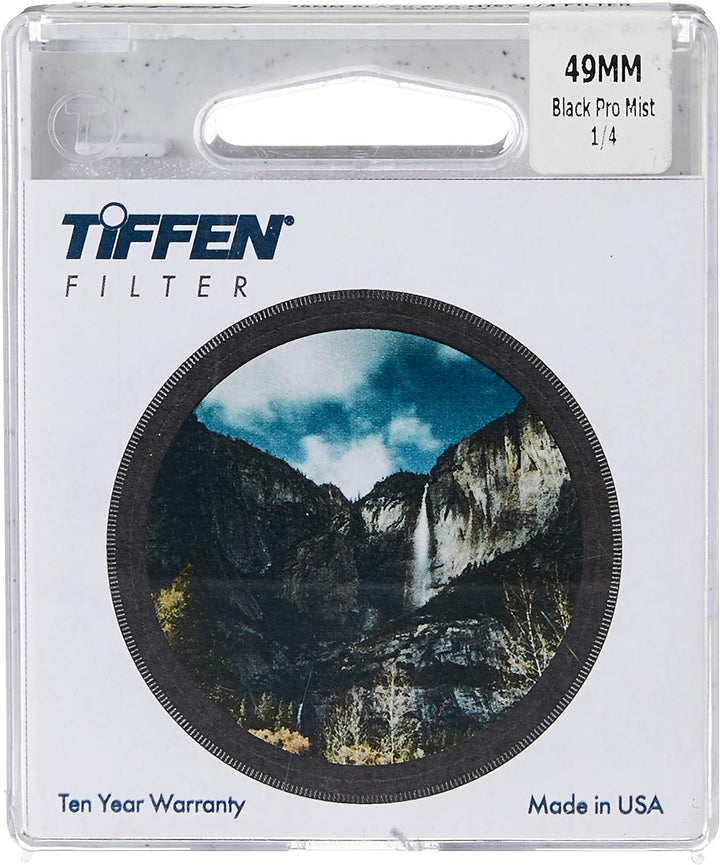 Tiffen Filter 49MM Black PRO-Mist 1/4 Filter & Filter 49MM Black PRO-Mist 1/8 Filter 49mm Bundle mit