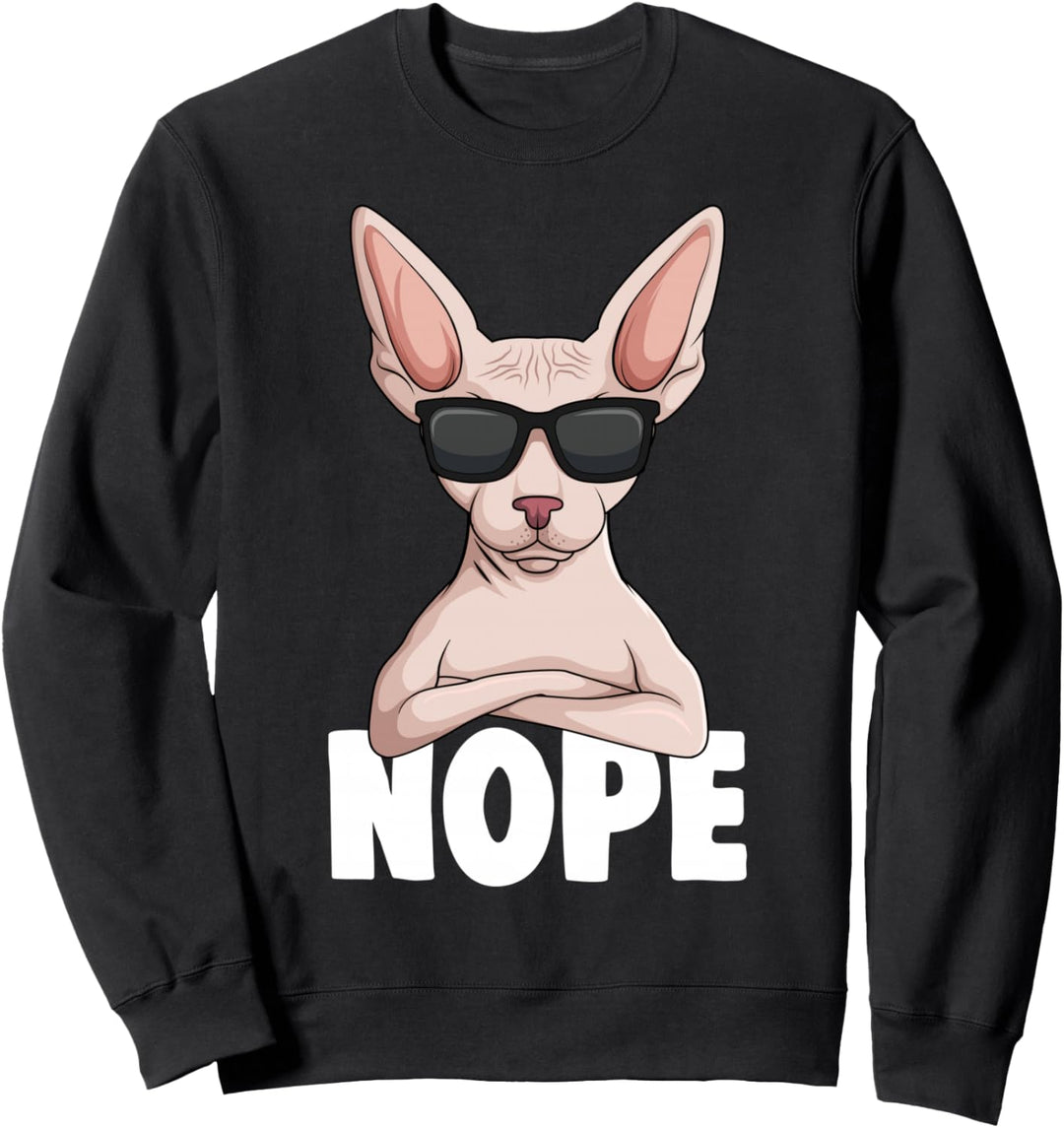 Sphynx Katze Sphinx Nacktkatze Sweatshirt