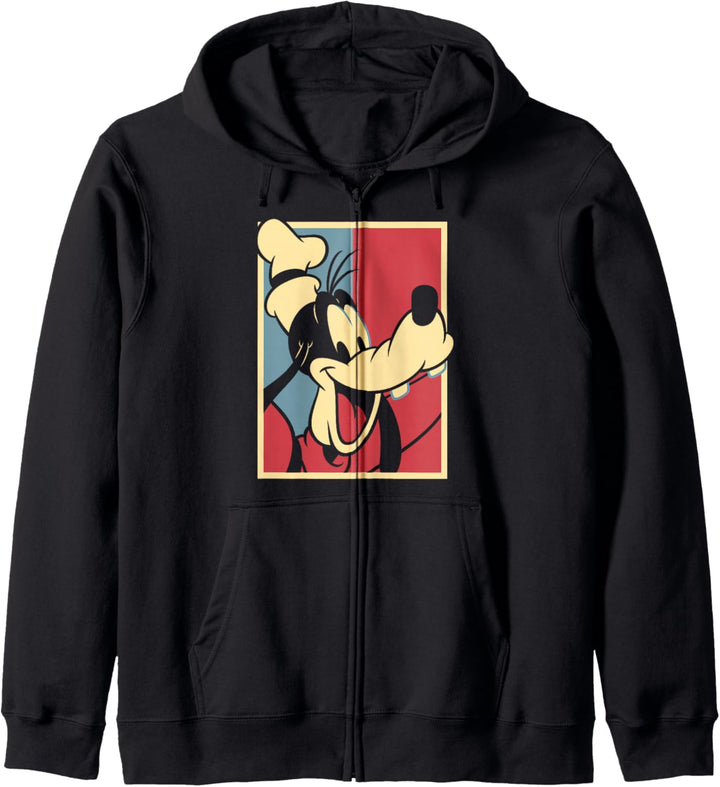 Disney Mickey & Friends Americana Goofy Red & Blue Pop Kapuzenjacke