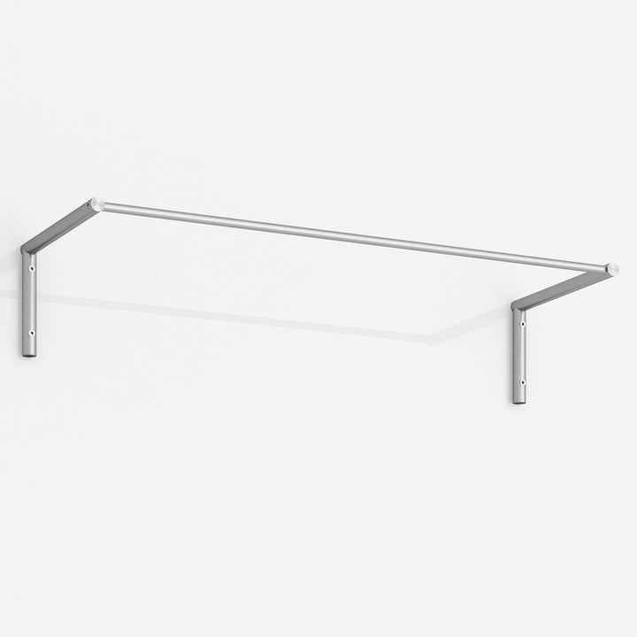 PHOS Design, G13-1000, 100 cm breite Edelstahl-Wandgarderobe 100 cm Breite, ohne Ablage, 100 cm Brei