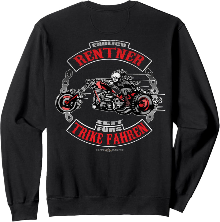 Der Trike Rentner, cooles Design im vitage triker Look Sweatshirt