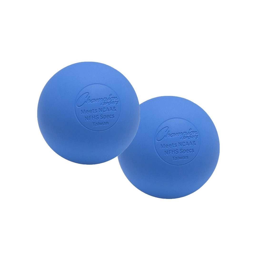 Champion Sports LBO2SET Offizielle Lacrosse-Bälle, 2 Stück. blau, blau