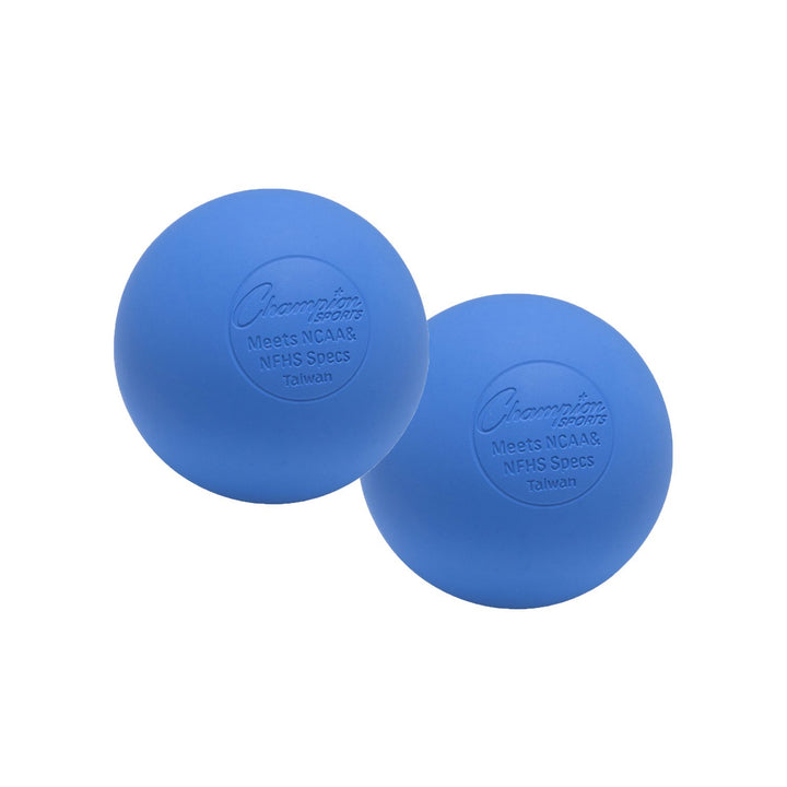 Champion Sports LBO2SET Offizielle Lacrosse-Bälle, 2 Stück. blau, blau