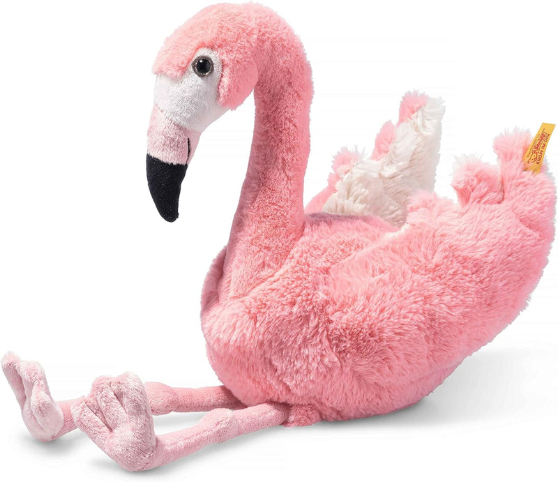 Steiff 063992 Soft Cuddly Friends Jill Flamingo, Bridal Rose, 30cm