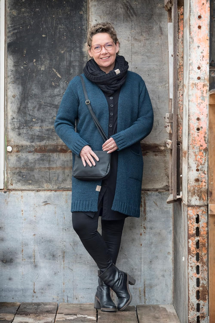 KNIT FACTORY - Bobby Loop Schal - Grob Gestrickter Schlauchschal - Für Damen und Herren - Strickscha