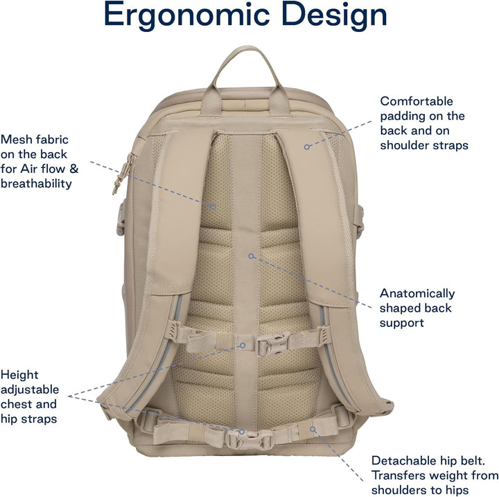 Beckmann Street GO Beige, Freizeitrucksack, Wanderrucksack