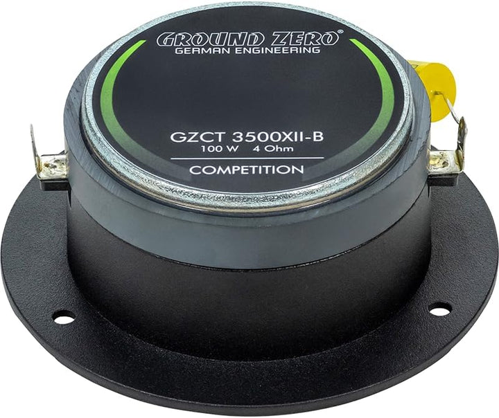 Ground Zero GZCT 3500XII-B Competition Series – Hochleistungs-Kompressionshochtöner 3,2 Ohm | 100 dB