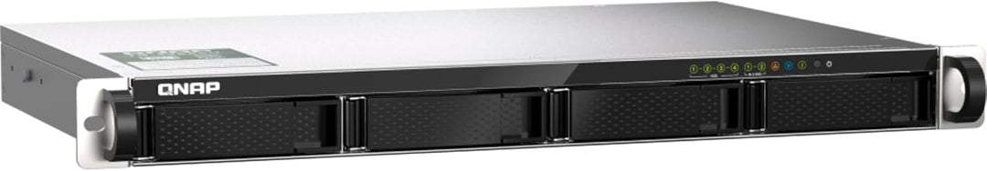 QNAP 4-Bay 1U Short-Depth 12" NAS. Marvell Octeon TX2 CN9130 / CN9131 64-bit Quad-core 2.2 GHz. 4GB