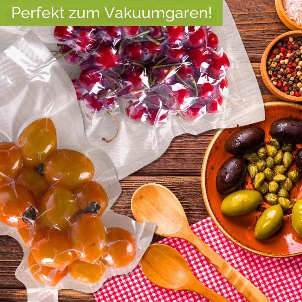 VacYaYa 100 Beutel 28x40cm Vakuumier Beutel Vakuumbeutel für Lebensmittel,BPA-Frei Sous Vide Vakuumi