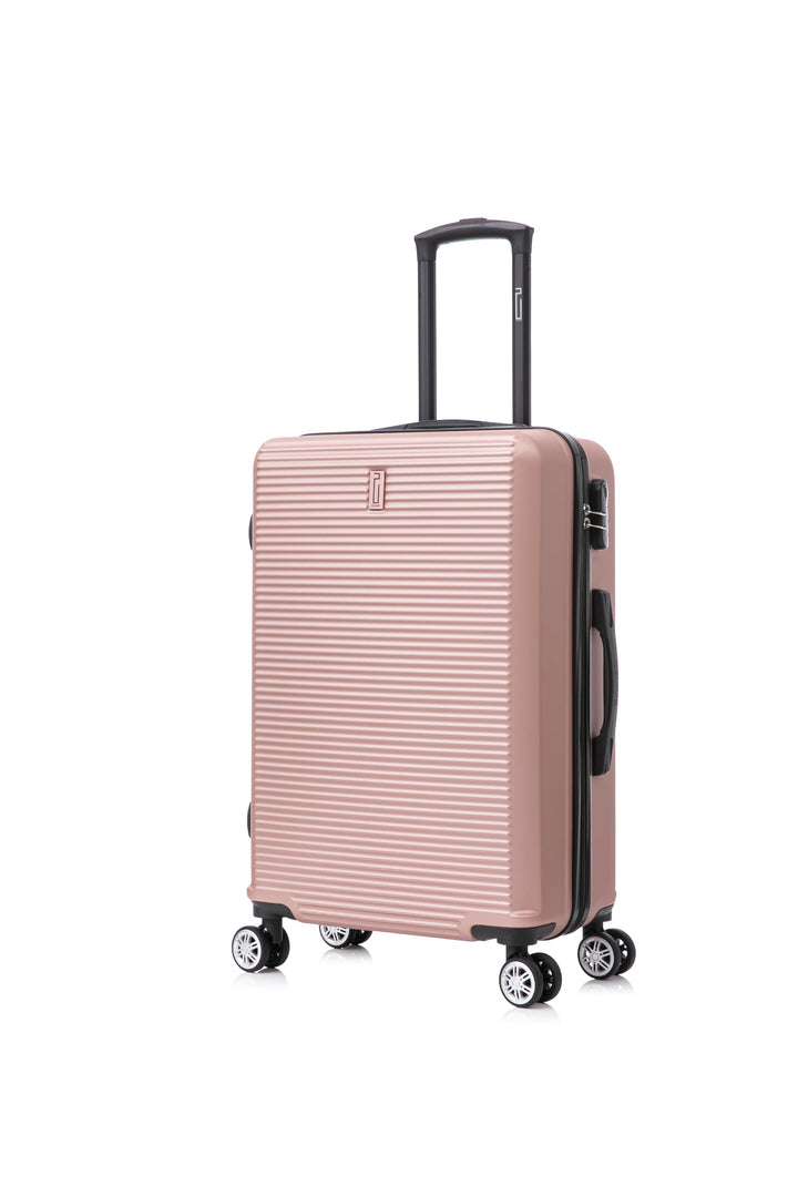 CELIMS - Mittlerer Koffer Weiss, Hartschale mit 4 Rollen, leicht, Aufgabegepäck 20 kg, 65 cm | Integ