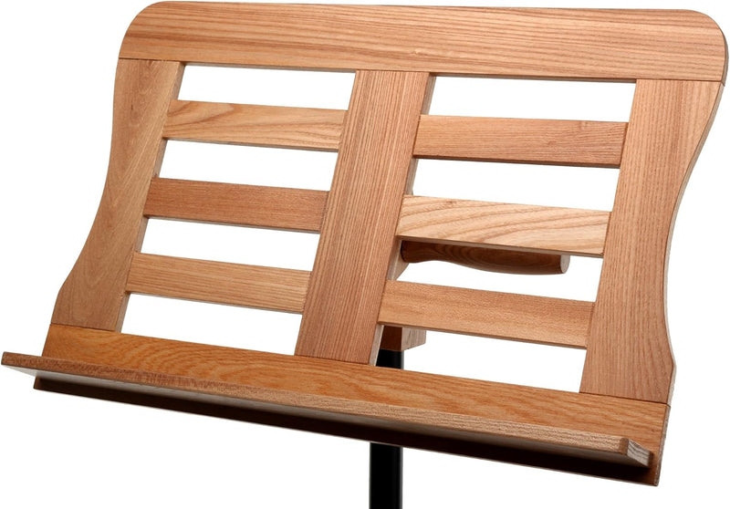 Cantabile Holz Orchesterpult (Notenpult, Notenständer, Höhe 93 bis 134 cm einstellbar) natur