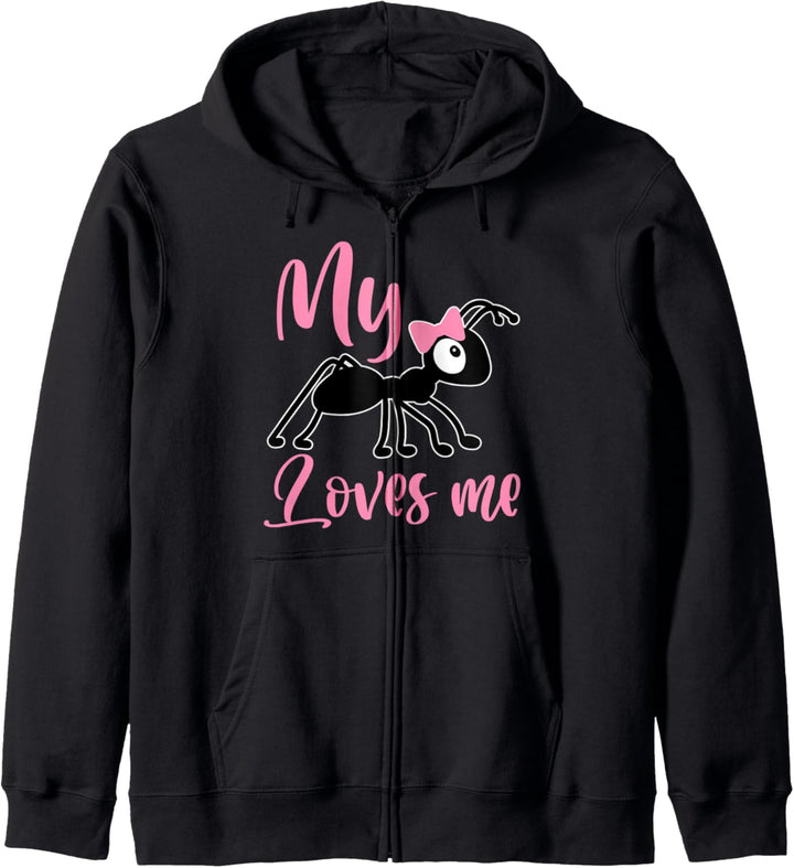 Ameisendesign Meine Tante liebt mich Geschenk Neffe & Nichte Kapuzenjacke