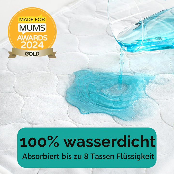 Hygge Sheets® Bettunterlage wasserdicht für Kinder | passend für Baby- & Kinderbett bis 90 cm Breite