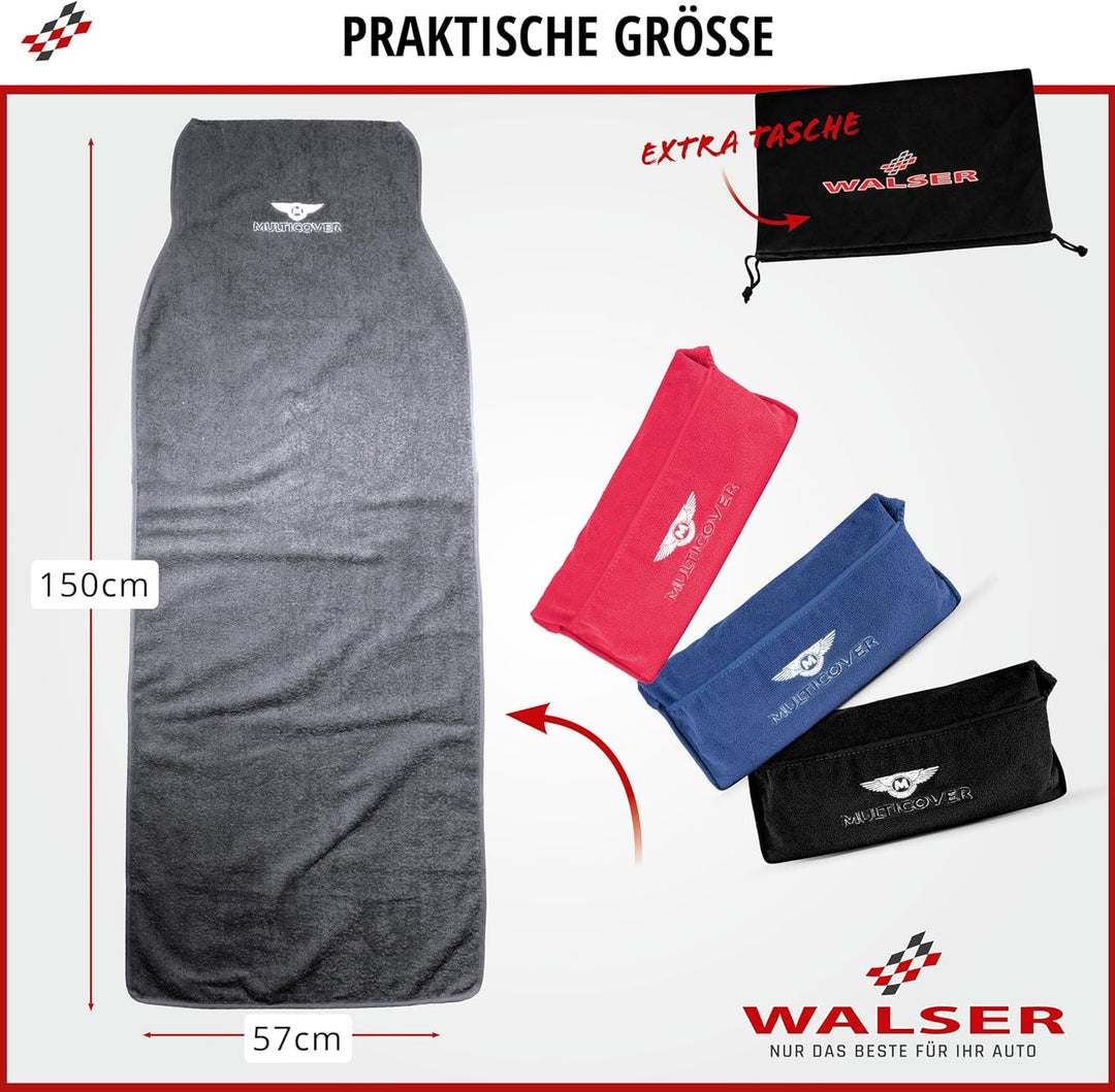 Walser Sitzaufleger Multicover, universal Auto-Sitzauflage, waschbarer Autositz-Überwurf pink, Pink