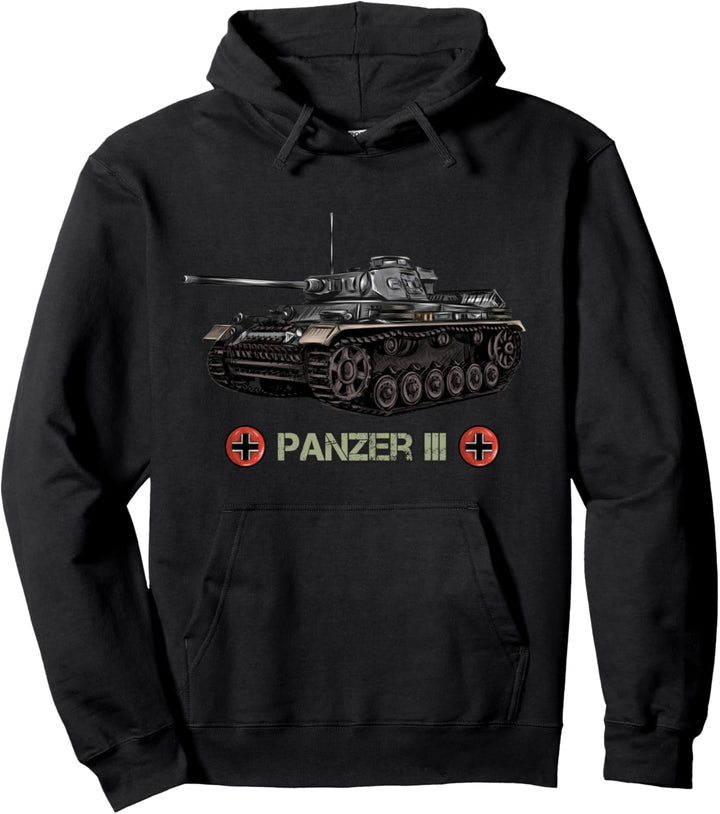 2. Weltkrieg Deutscher Panzer Panzer 3 WW2 Geschenk Pullover Hoodie