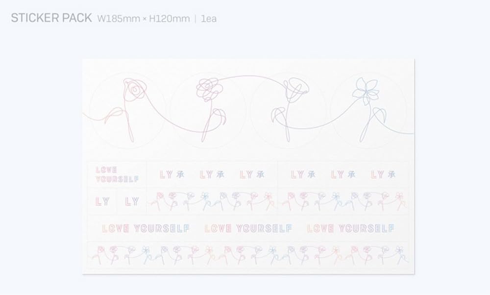 BTS Love Yourself Her (L Version) Album Bangtan Boys CD+Poster+Photobook+Photocard+Mini Book+Sticker