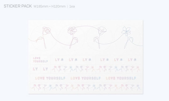 BTS Love Yourself Her (L Version) Album Bangtan Boys CD+Poster+Photobook+Photocard+Mini Book+Sticker