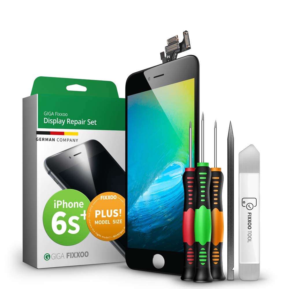 GIGA Fixxoo® iPhone 6s Plus Display Original [inkl. Werkzeug-Kit] - Retina LCD Glas mit Touchscreen