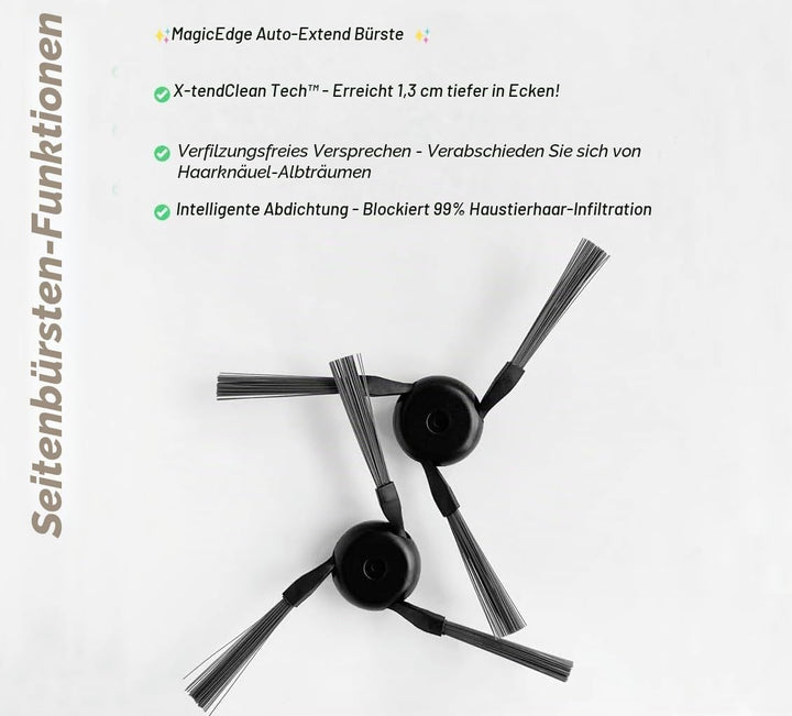 Zubehör für Dreame X50 Ultra Complete L40s Pro Ultra Wischpads X6; Staubbeutel X4; Filter HEPA X4; H