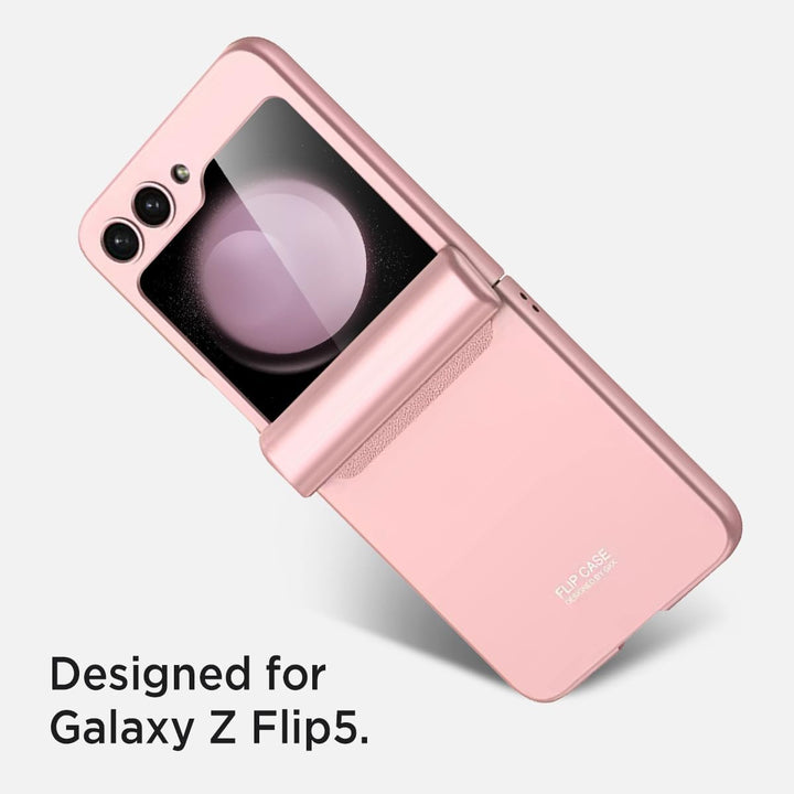 Miimall Kompatibel mit Samsung Galaxy Z Flip 5 Hülle mit Scharnierschutz Magnetischer [Externer Bild