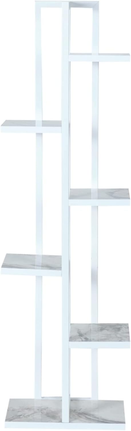 [en.casa] Blumenständer Tohmajärvi 6 Ebenen Blumenregal 120 x 34 x 21 cm Pflanzenständer Indoor Pfla