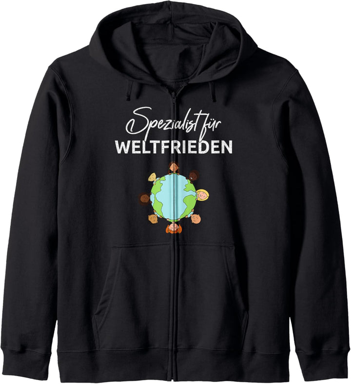 Spezialist für Weltfrieden Kapuzenjacke
