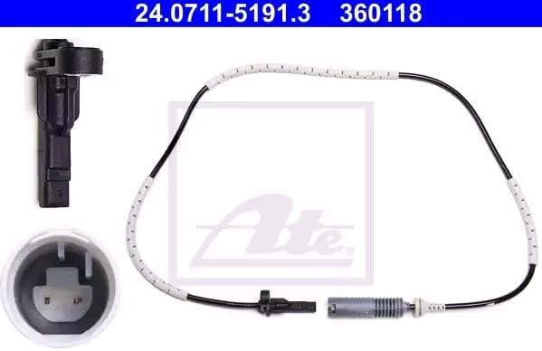 ATE 24.0711-5191.3 Sensor, Raddrehzahl