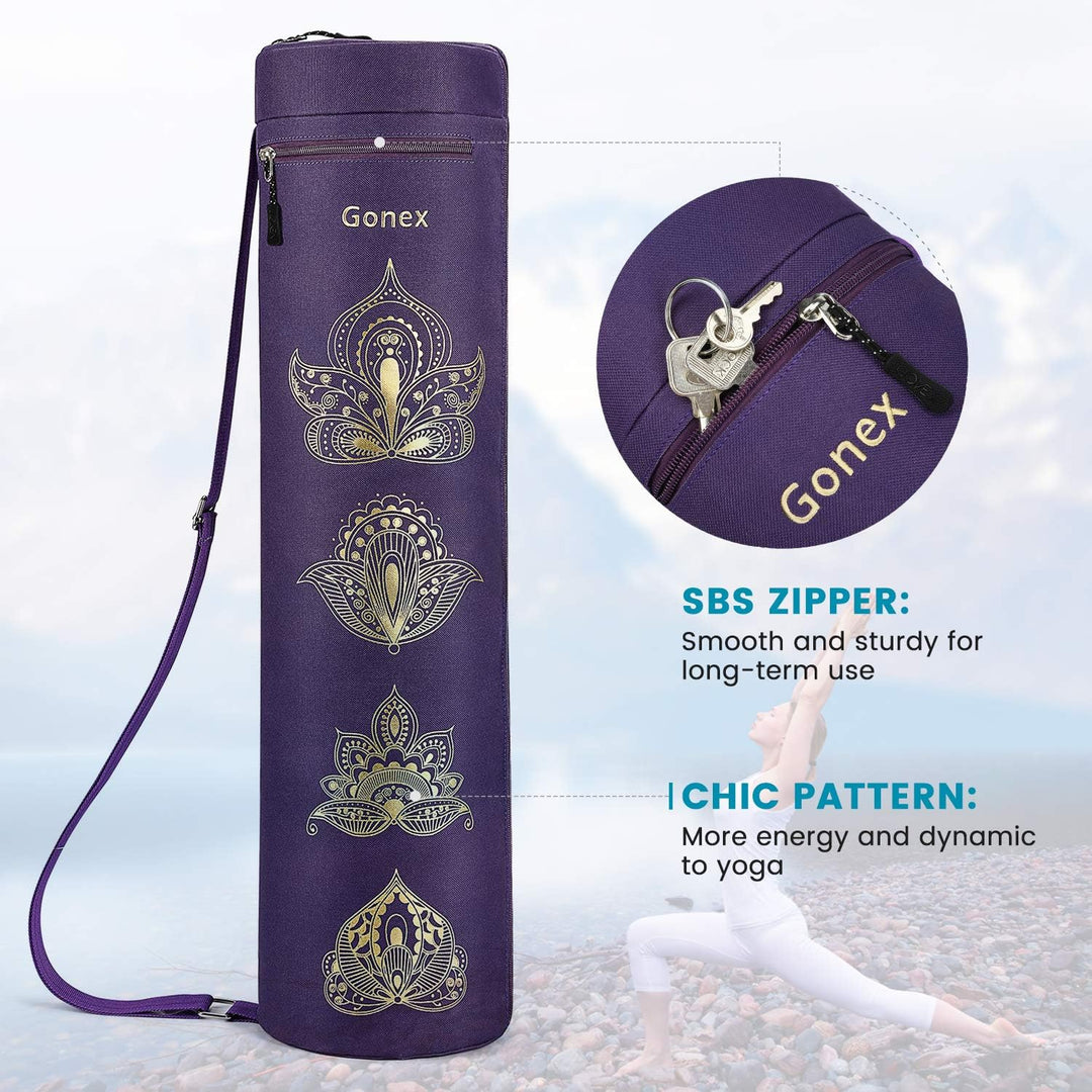 Gonex Yogatasche, Yogamatte Tasche Durchgehender Reissverschluss für Robuste wasserdichte Yogamatten