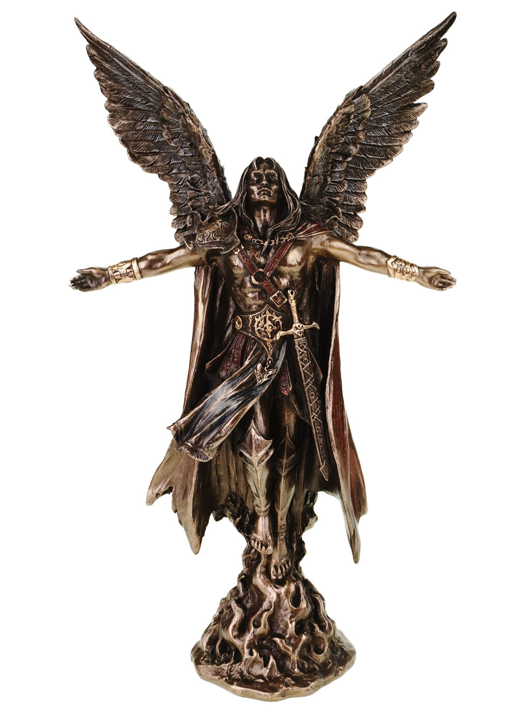 Veronese Erzengel Uriel Skulptur Figur Engel 28 cm Archangel Engel Seraphim