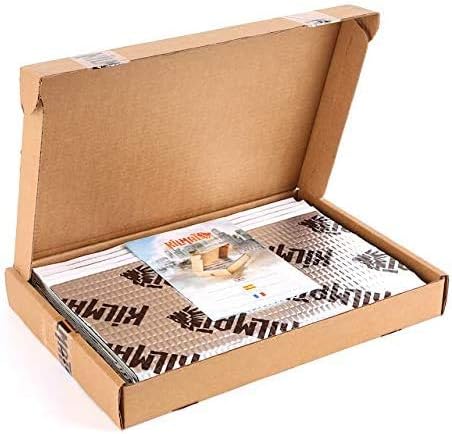 KILMAT 2 mm 1.7 m² Selbstklebende Alubutyl Anti Dröhn Dämmmatte Auto Dämmung Schalldämmung und Schal