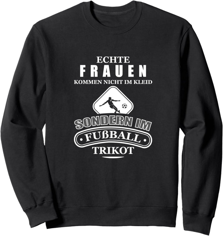 Fussball Deutschland Echte Frauen Spielerin Sweatshirt