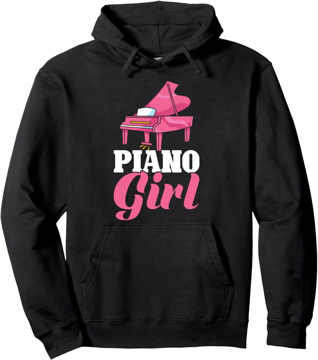 Flügel Piano Klassische Musik Geschenk Klavier Mädchen Pullover Hoodie
