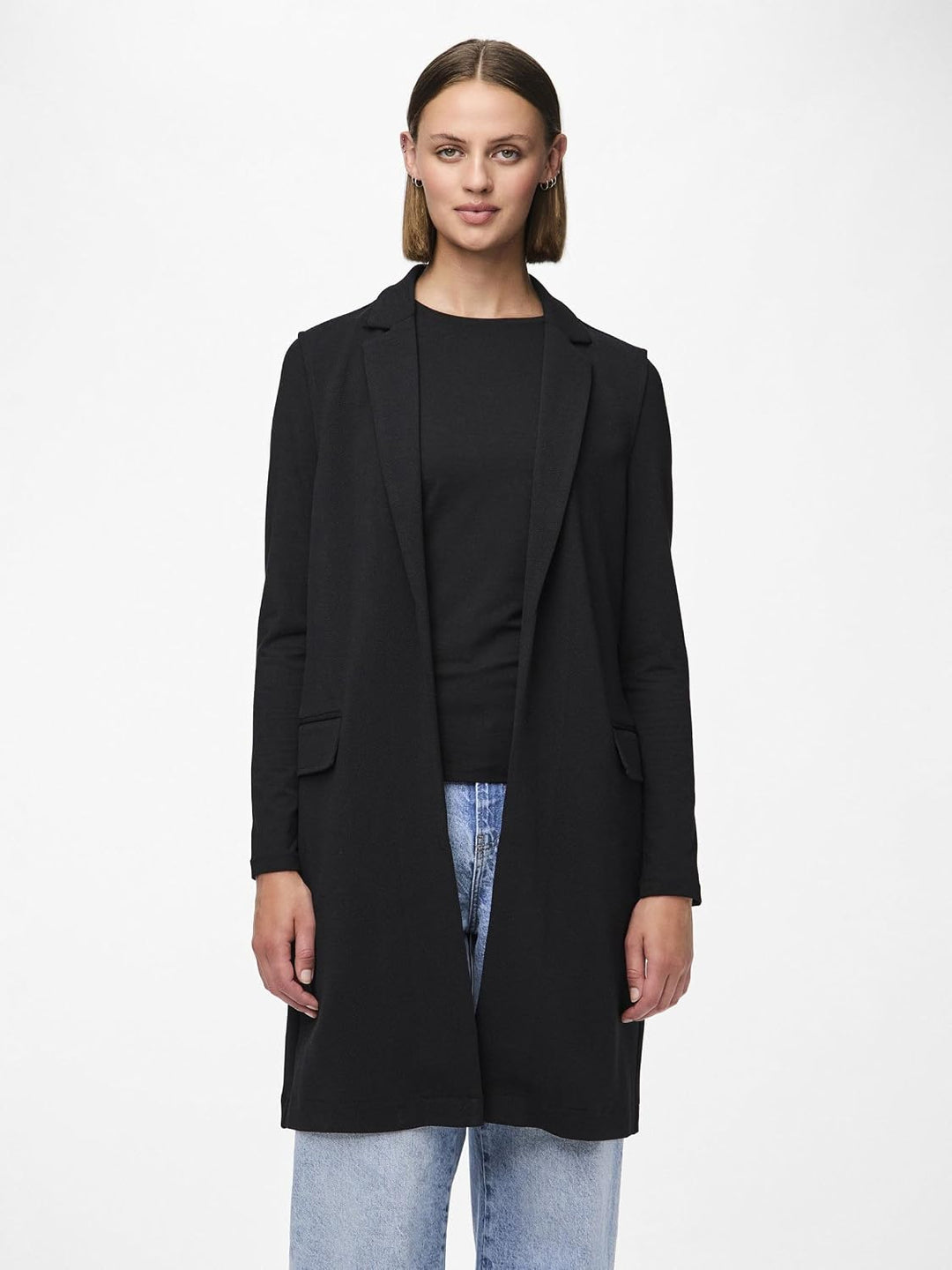PIECES Damen Pcjana Vest Mm Bc Anzugweste S Schwarz, S Schwarz
