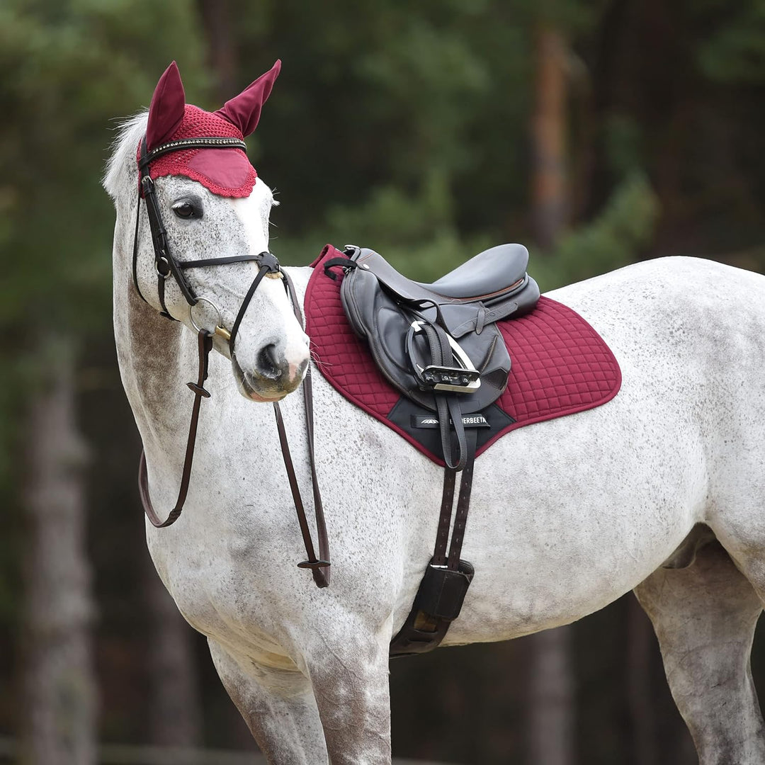 Weatherbeeta Prime Jump Shaped Saddle Pad 1000747 - Maroon - Full, Full