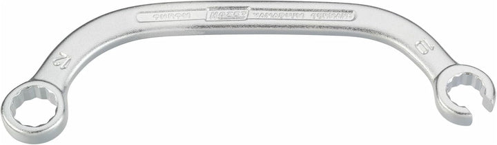 Hazet Turbolader-Schlüssel (Doppel-6kt.) 615-S10X12 ∙ Aussen-Doppel-Sechskant Profil ∙ Schlüsselweit