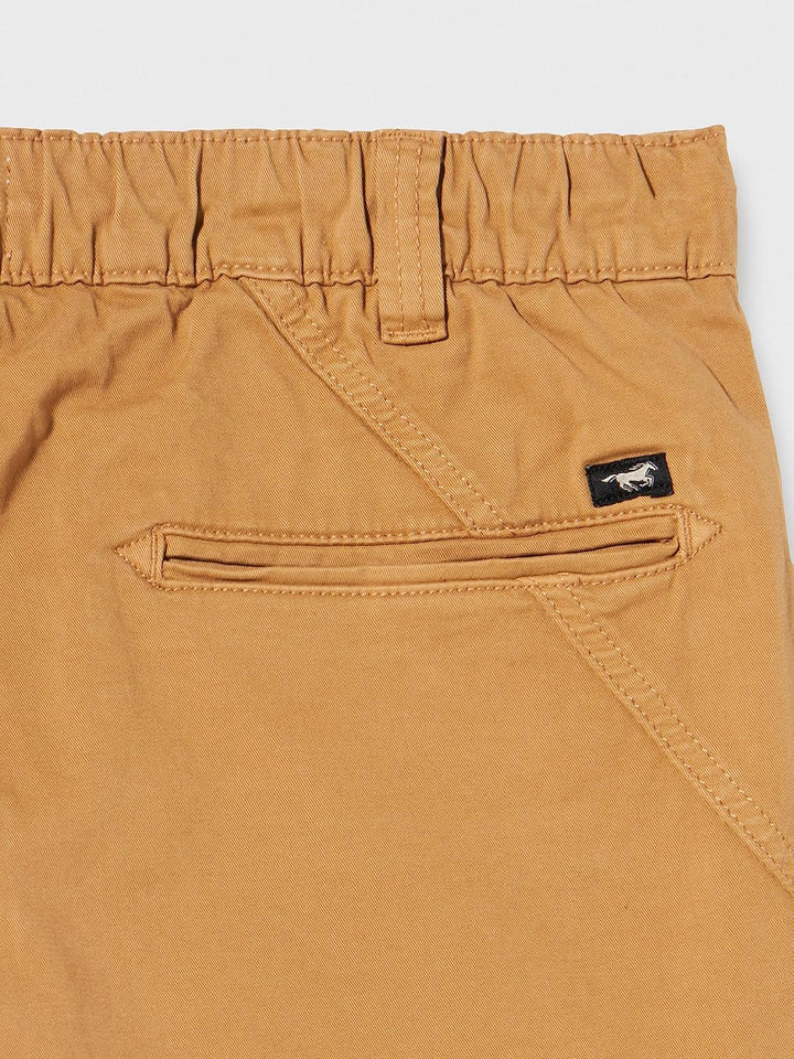 MUSTANG Herren Short Style Elastic Cargo Shorts 28 Tiger's Eye 3287, 28 Tiger's Eye 3287