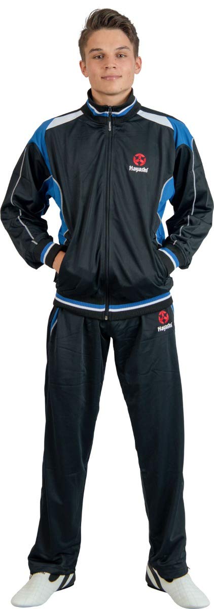 Hayashi Trainingsanzug 128 Schwarz - Blau, 128 Schwarz - Blau