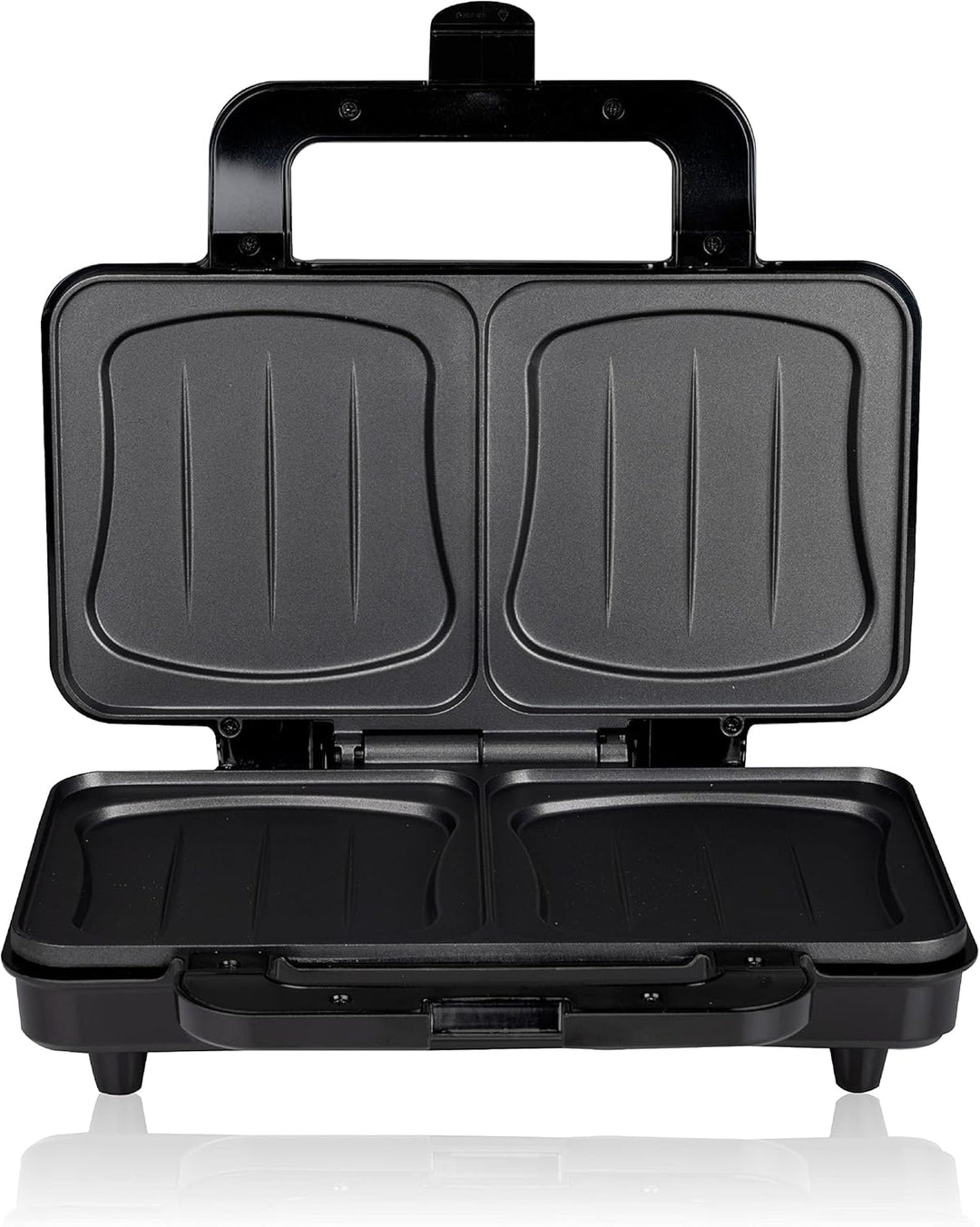 Alpina Toaster - XL - 900 Watt - Antihaft - Edelstahl/Schwarz