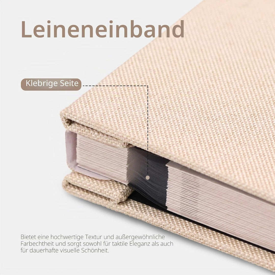 Vienrose Fotoalbum, selbstklebend, 10,2 x 15,2 cm, 12,7 x 17,8 cm, 21,6 x 27,9 cm, Scrapbook mit Met