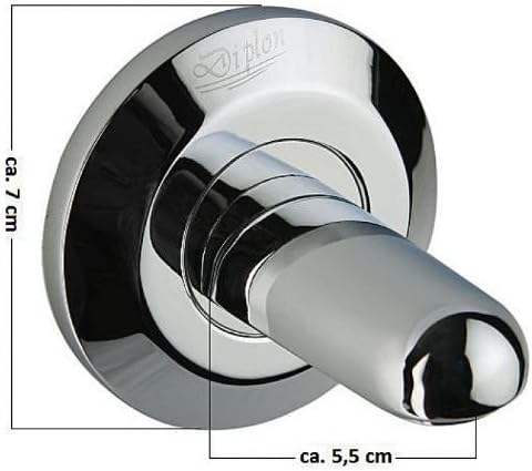 GARIELLA Doppelpack Design Magnetseifenhalter / 2er Pack Seifenhalter für Wandmontage Farbe Silber
