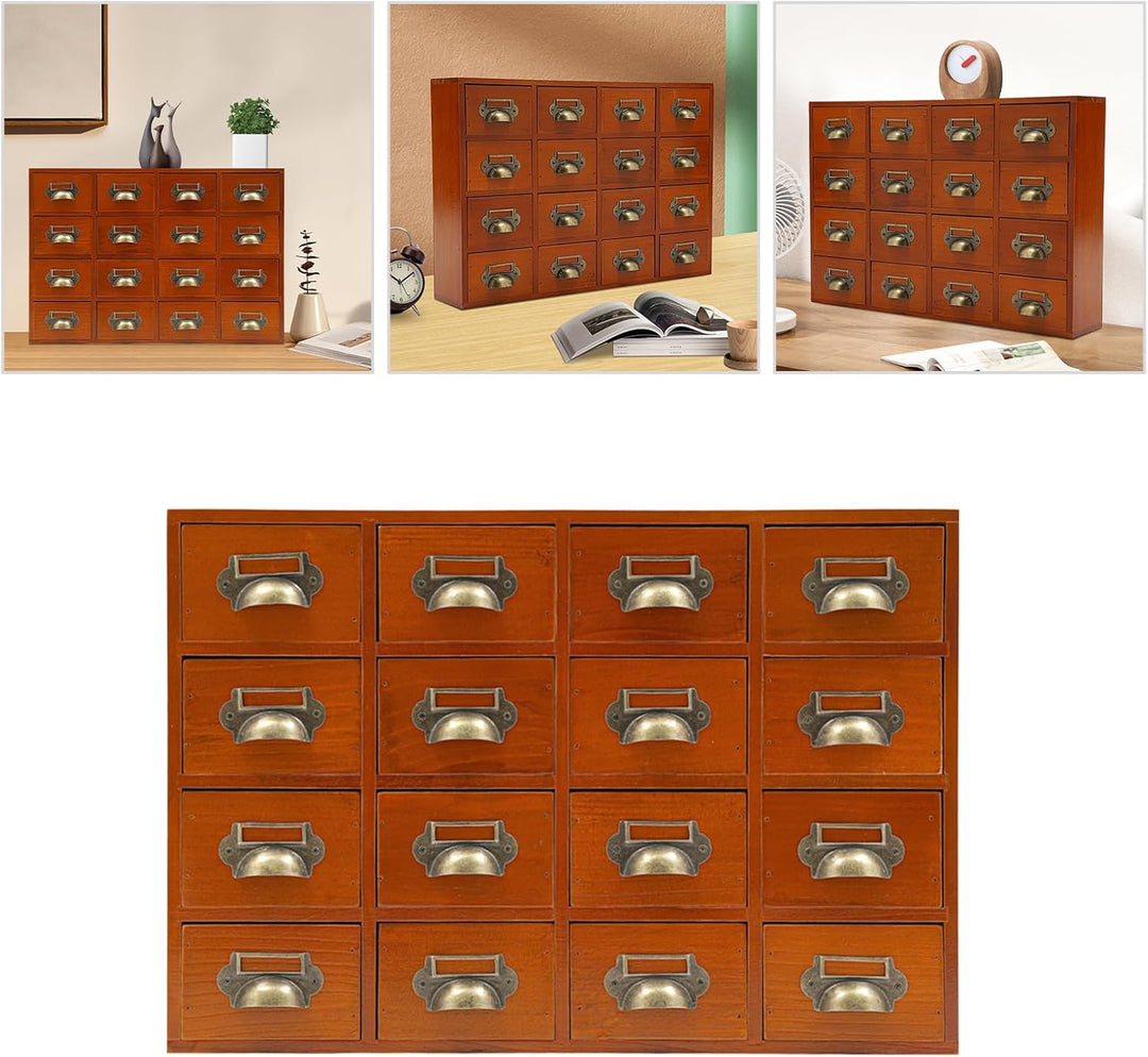 Apothekerschrank 16 Schubladen, Vintage Apothekerschrank Mit Schubladen,Apotheker Schrank Mit Schubl